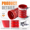 Ailbiuko Silicone Charge Air Cooler Hump Hose 4" X 6"