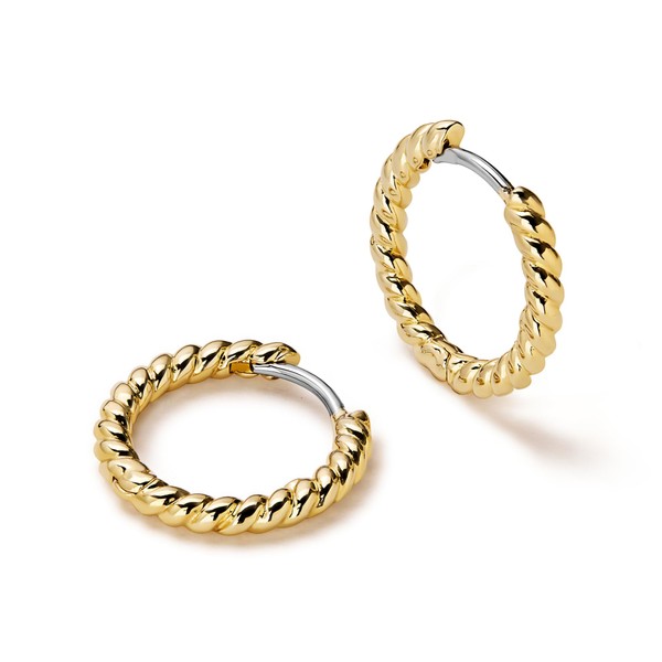 Ana Luisa Huggie Hoop Earrings for Women Trendy - 14K