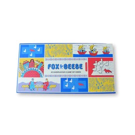 Fox & Geese Scandinavian Abstract Strategy Board Prediction Game