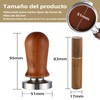 AUERQXZ Set Tamper 51mm para cafe, Con distribuidor de cafe,