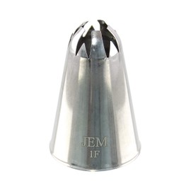 JEM Drop Flower Piping Nozzle, Decorating Tip, no. 1F