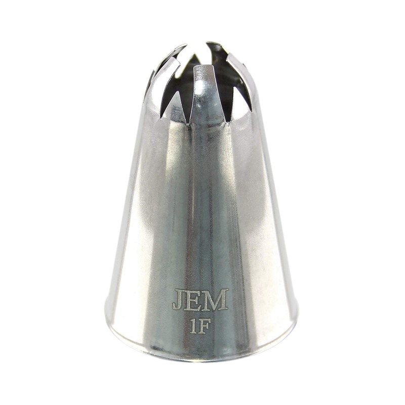 JEM Drop Flower Piping Nozzle, Decorating Tip, no. 1F