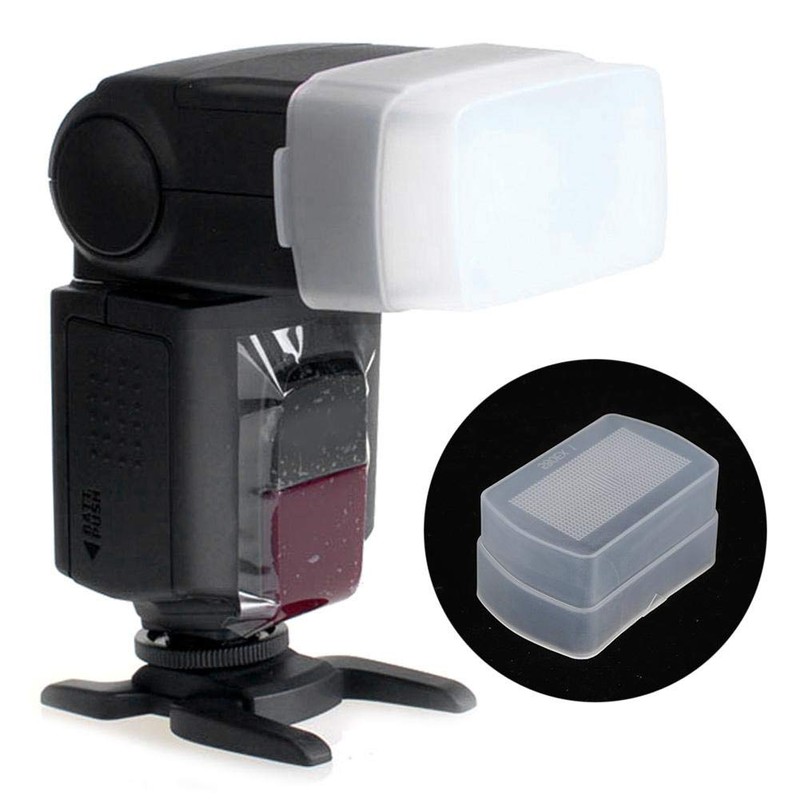 S erounder Flash Softbox Difusor, 3Pcs Mini cámara de Polietileno