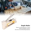 Staple Gun Manual Stapler Nailer Stainless Steel High Capacity for