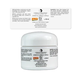 Martina Gebhardt CALENDULA Cream (50 ml) • Mild Organic Skin Cream for Sensitive Skin • Skin Care Ideal for Baby and Children • No Essential Oils • Natural Cosmetics Face Cream