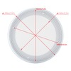 2PCS 6.5/8 Inch Speaker Grille Car Audio Speaker Cover Decorative