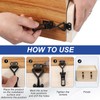 PATIKIL Toggle Latch Clamp 4002 Style, 2 Pcs Stainless Steel