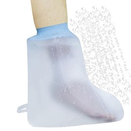 Nokwocy Shower Protection Foot, Plaster Protection, Waterproof Foot, Reusable Plaster Arm Shower Protection Cover, Waterproof Protection for Plaster Arm when Showering and Bathing (Short Sleeve)