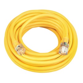 Woods Southwire 02688 10/3 50-Foot Vinyl Outdoor Extension Cord with Lighted End ; Yellow ; 50 ft - 26888802