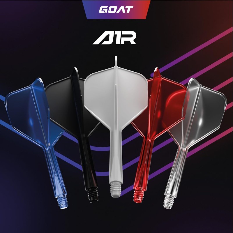 GOAT Unisex - Adult Air Red Clear No6 Flights Medium,