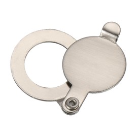 PATIKIL 9/16" Peephole Cover,Privacy Door Viewer Peephole Protector for Home Security Apartment Hotel,Brushed Nickel