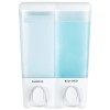 Better Living Clear Choice Two Chamber Shower Dispenser White 14.2
