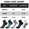 Gonii men ankle socks for men athletic running Cushion Quarter