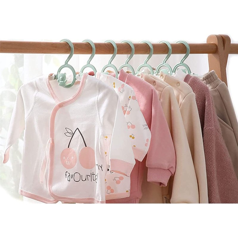 Spesh Pack of 20 Children's Clothes Hangers, 28-36 cm, Adjustable