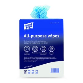 200X Jantex Antibacterial All Purpose Cloth Blue Home Kitchen Cleaning Wiping