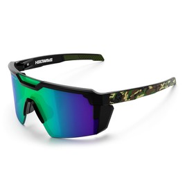 Heat Wave Visual Future Tech Z87+ Custom Sunglasses in Woodland Camo Polarized