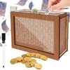 Meetory Money Saving Box, 10,000 Savings Challenge Box Countdown Value