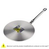 9.45inch Stainless Steel Coffee Milk Cookware Simmer Ring Induction adapter