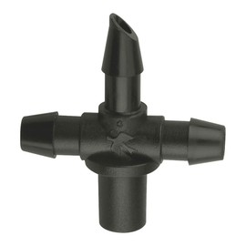 Rain Bird BT25/30PSX Drip Irrigation Universal 1/4" Barbed Tee Fitting, Fits Sizes of 1/4" Drip Tubing, 30-Pack