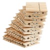 Pack of 100 wooden clothes pegs (2 x pack of 50)