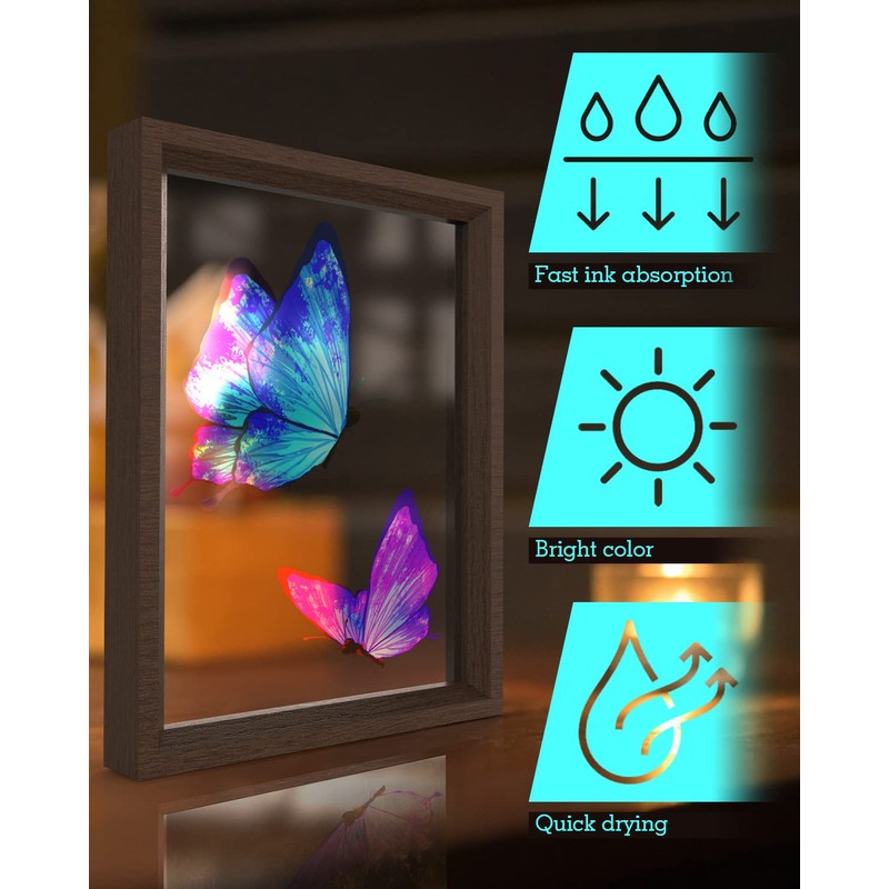 Colemoly Transparent Paper 30 Sheets Inkjet Transparency Film Inkjet Printer
