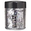 Stargazer Shaped Glitter, Holograhic Moon. Cosmetic gliter shapes that can be used on the face or body.