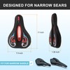 sourcing map Bike Seat Cushion Bicycle Seat Cover with Comfortable