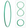 hoopomania Foldable Hula Hoop, HDPE 20 mm, Green, Diameter 105