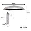 Asty ASP24MN55 Full Blackout Windproof Solid Color Silver Coated Mini