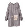 Aiuem Women's Cotton Cooking Clothes, Apron with Sleeves, Men's, Long