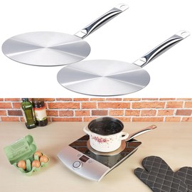 Rosenstein & Söhne Set of 2 Universal Adaptor Plates for Induction Hobs, Diameter 24 cm