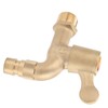 Brass WaterTap G1/2in Thread Spiral Opening Switch for Household Washing