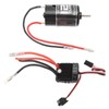 550 12T Brushed Motor with 60A Brushed ESC for ARRMA