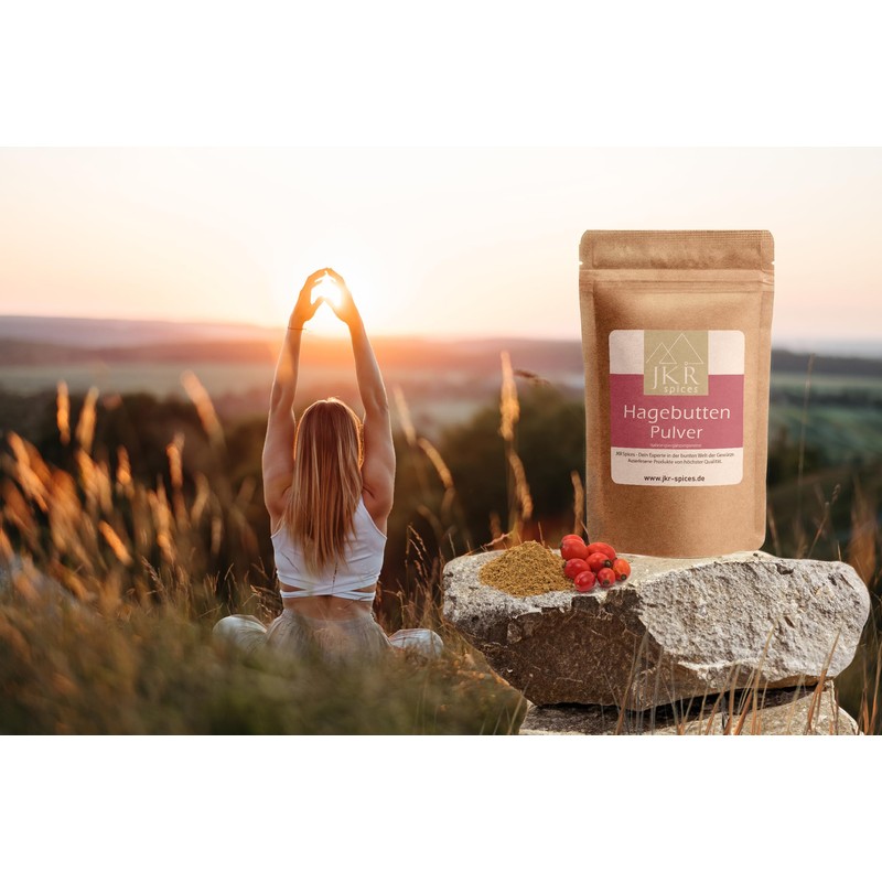 JKR Spices 250 g Organic Rosehip Powder, Rosehip Powder, Whole
