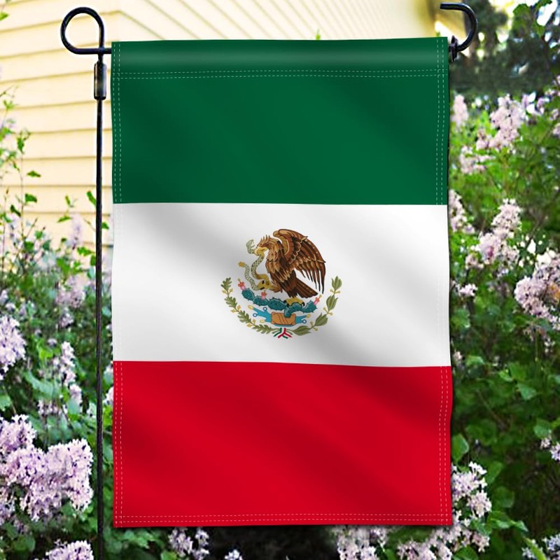 Anley Double Sided Premium Garden Flag, Mexico MX Decorative Garden