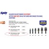 SPIN S6000 6-Piece Drill Bit Swaging Tool Set 1/4, 3/8,