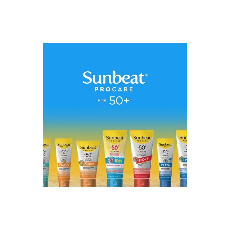 SUNBEAT Sunbeat Procare Playa Bloqueador Solar Fps 50 Resistente Al