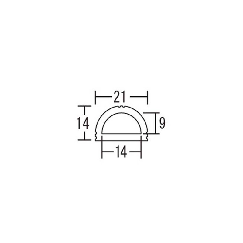 Hikari D Type Rubber 0.8 x 0.6 x 13.0 inches