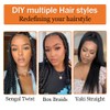 Osuntress Braiding Hair Pre Stretched 10 Inch 4 Packs, Short