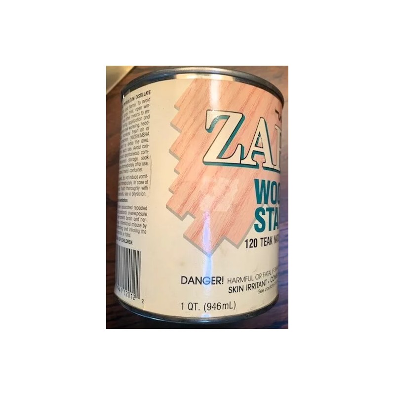 Zar Interior Stain 120 TEAK NATURAL Quart