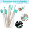 8 Pcs Small Cleaning Brushes for Tight Spaces, Multi-Purpose Tiny