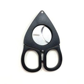 Credo 80 Ring Double Blade Black Cigar Cutter