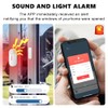 UanTii Tuya WiFi Door Window Detector with Light Sound Alarm