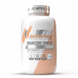 Meta Nutrition Magnesium Complex 5, 5 tipos de Magnesio de alta absorción. 120 Cápsulas