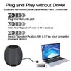 YYV USB PC Speaker, Wired Computer Speaker for Desktop/Laptop/Notebook, Mini