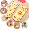 VANVENE Small Rice Ball Mold Sets Lovely Cat Pattern DIY
