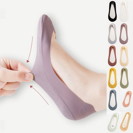 Lucky box 10 pairs of random fake double socks women’s overshoes that won’t come off / 럭키박스 안벗겨지는 페이크 더블 삭스 여자 덧신 랜덤 10켤레
