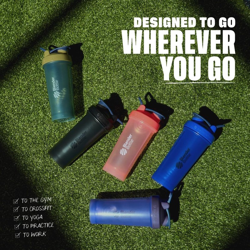 BlenderBottle Classic V2 Shaker Bottle Perfect for Protein Shakes and