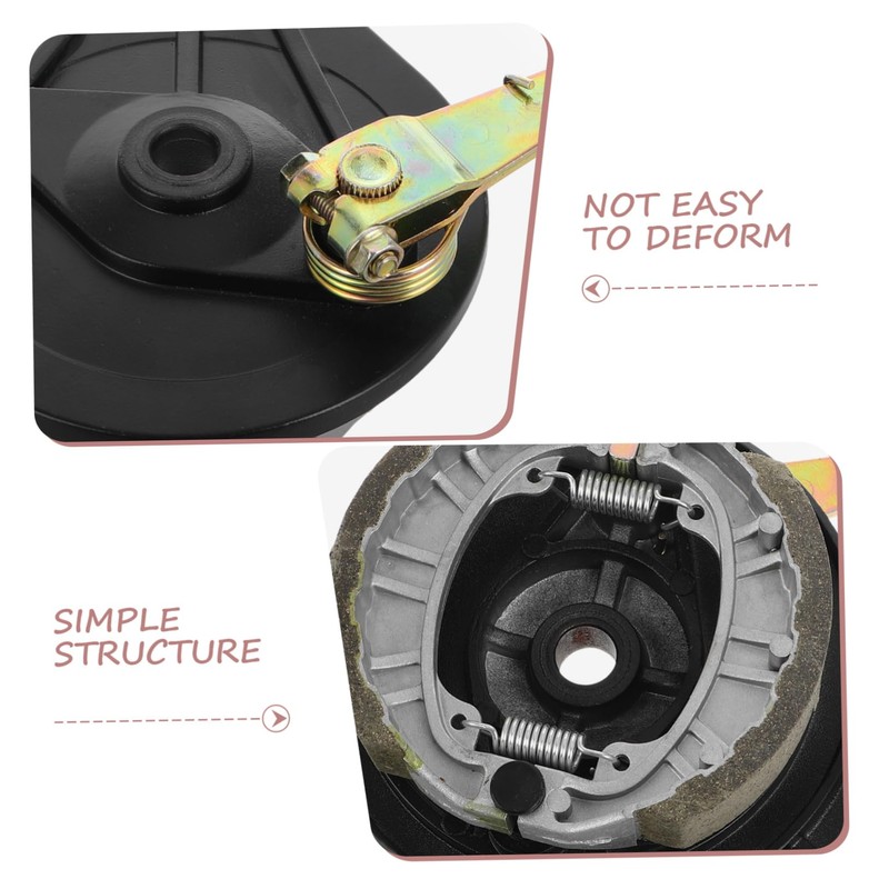 BUGUUYO Rear Drum Brake Assembly for Electric Scooters Durable Brake