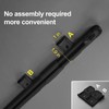 Zshine ceiling mounting or Wall mounting telescopic curtains track Home